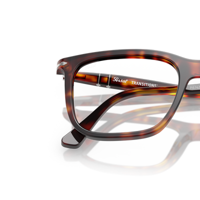Persol PO3357S - Renzo Transitions® with Havana Frame and Blue Lenses – Variant Image