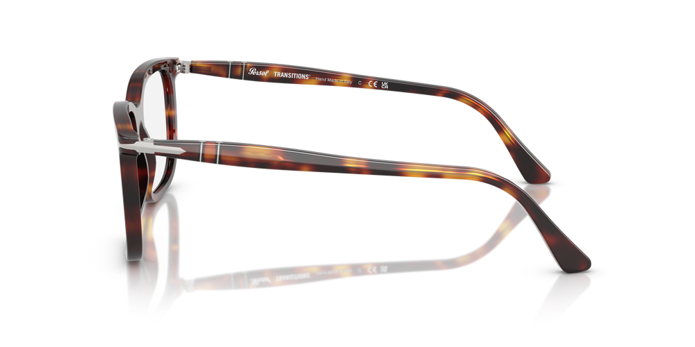 Persol PO3357S - Renzo Transitions® with Havana Frame and Blue Lenses - Image 4