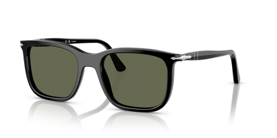 Persol PO3357S - Renzo with Black Frame and Green Lenses - Image 1