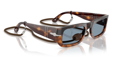 Persol PO3362S - Exclusive with Gradient Brown Tortoise Frame and Blue Lenses - Image 3