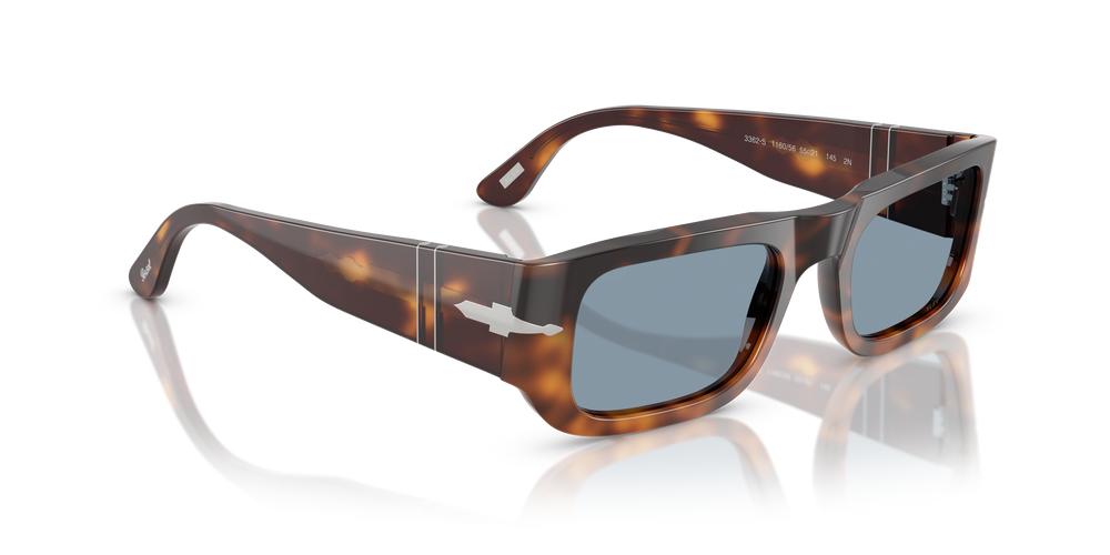 Persol PO3362S - Exclusive with Gradient Brown Tortoise Frame and Blue Lenses - Image 3