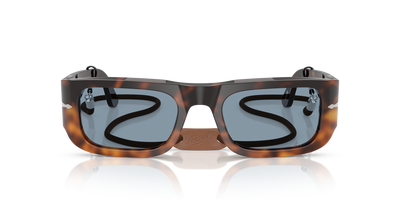 Persol PO3362S - Exclusive with Gradient Brown Tortoise Frame and Blue Lenses - Image 2