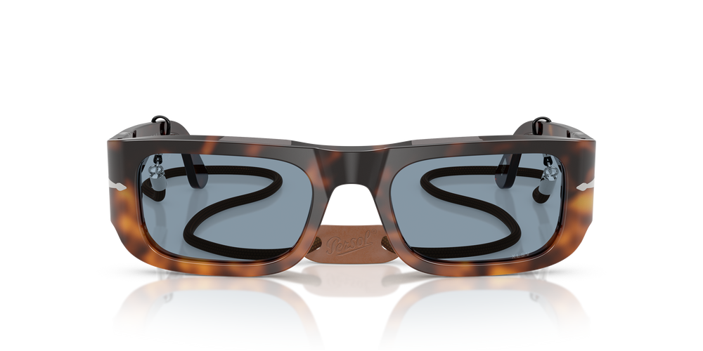 Persol PO3362S - Exclusive with Gradient Brown Tortoise Frame and Blue Lenses - Image 2
