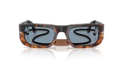 Persol PO3362S - Exclusive with Gradient Brown Tortoise Frame and Blue Lenses - Image 2