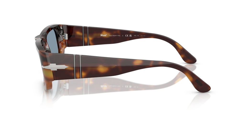 Persol PO3362S - Exclusive with Gradient Brown Tortoise Frame and Blue Lenses - Image 4