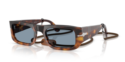 Persol PO3362S - Exclusive with Gradient Brown Tortoise Frame and Blue Lenses - Image 1