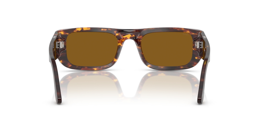 Persol PO3362S avec Monture Brun/Jaune vif et Verres Brun - Image 5
