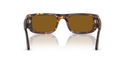 Persol PO3362S avec Monture Brun/Jaune vif et Verres Brun - Image 5