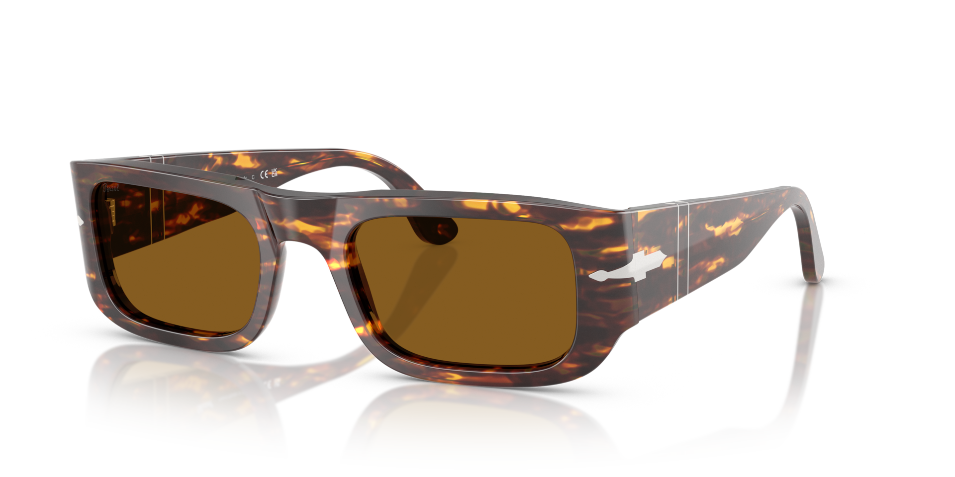 Persol PO3362S with Brown/Bright Yellow Frame and Brown Lenses