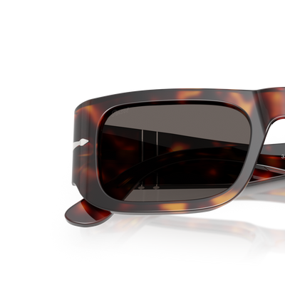 Persol PO3362S avec Monture Havana et Verres Gris – Image variante