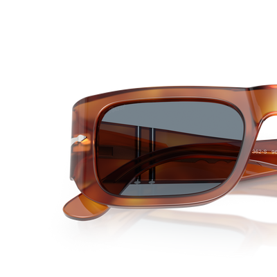 Persol PO3362S with Terra Di Siena Frame and Blue Lenses – Variant Image