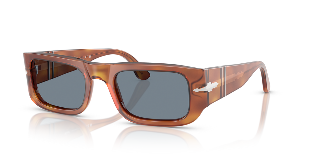 Persol PO3362S with Terra Di Siena Frame and Blue Lenses - Image 1