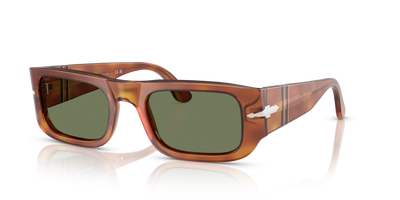 Persol PO3362S - Transitions® con Montatura Terra di Siena e Lenti Verde - Immagine 7