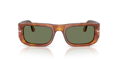 Persol PO3362S - Transitions® con Montatura Terra di Siena e Lenti Verde - Immagine 8