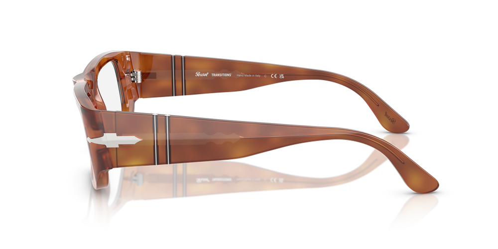 Persol PO3362S - Transitions® con Montatura Terra di Siena e Lenti Verde - Immagine 4