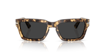 Persol PO3363S with Brown Beige Tortoise Frame and Black Lenses - Image 2