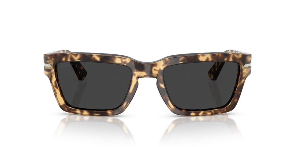 Persol PO3363S con Montatura Marrone Beige Tartarugato e Lenti Nero - Immagine 2
