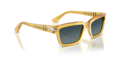Persol PO3363S avec Monture Miel et Verres Bleu - Image 3