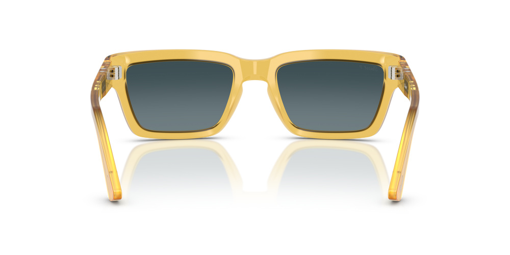 Persol PO3363S avec Monture Miel et Verres Bleu - Image 5