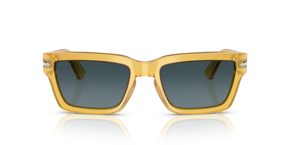 Persol PO3363S avec Monture Miel et Verres Bleu - Image 2