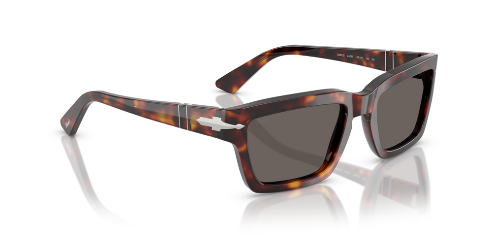 Persol PO3363S avec Monture Havana et Verres Gris - Image 3
