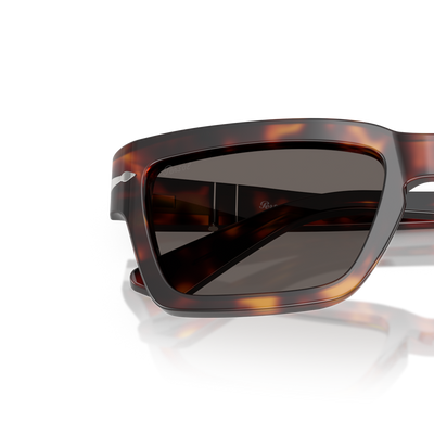 Persol PO3363S avec Monture Havana et Verres Gris – Image variante