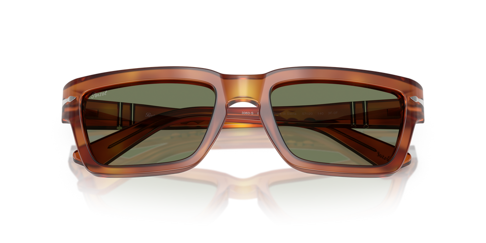 Persol PO3363S - Transitions® with Terra Di Siena Frame and Green Lenses - Image 6