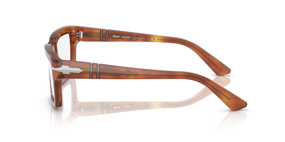 Persol PO3363S - Transitions® mit Terra Di Siena Gestell und Grün Gläsern - Bild 4