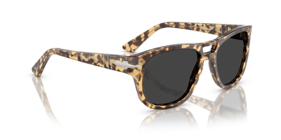 Persol PO3366S con Montatura Marrone Beige Tartarugato e Lenti Nero - Immagine 3