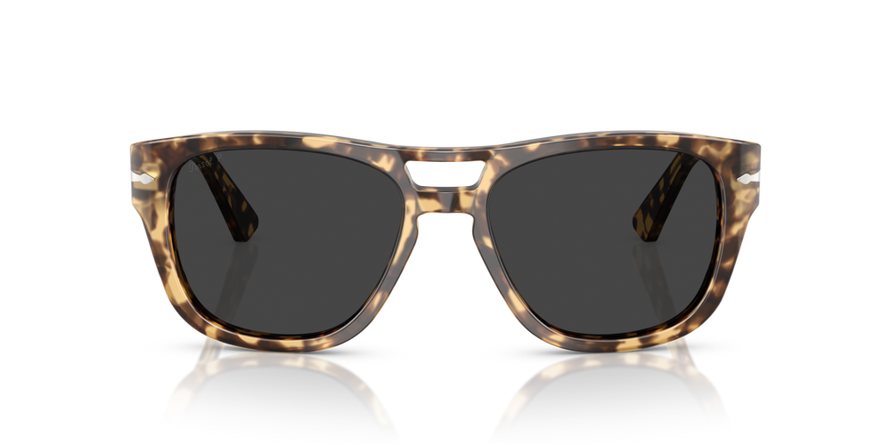 Persol PO3366S con Montatura Marrone Beige Tartarugato e Lenti Nero - Immagine 2