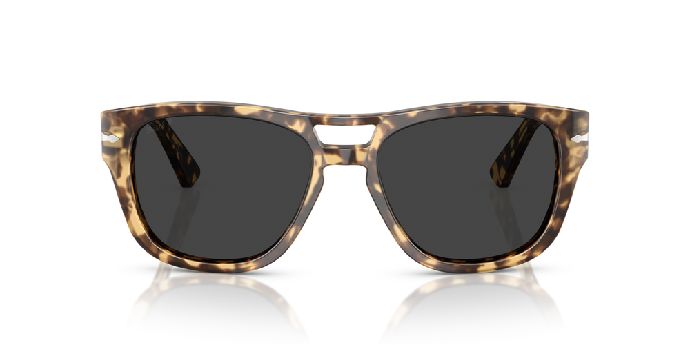 Persol PO3366S con Montatura Marrone Beige Tartarugato e Lenti Nero - Immagine 2