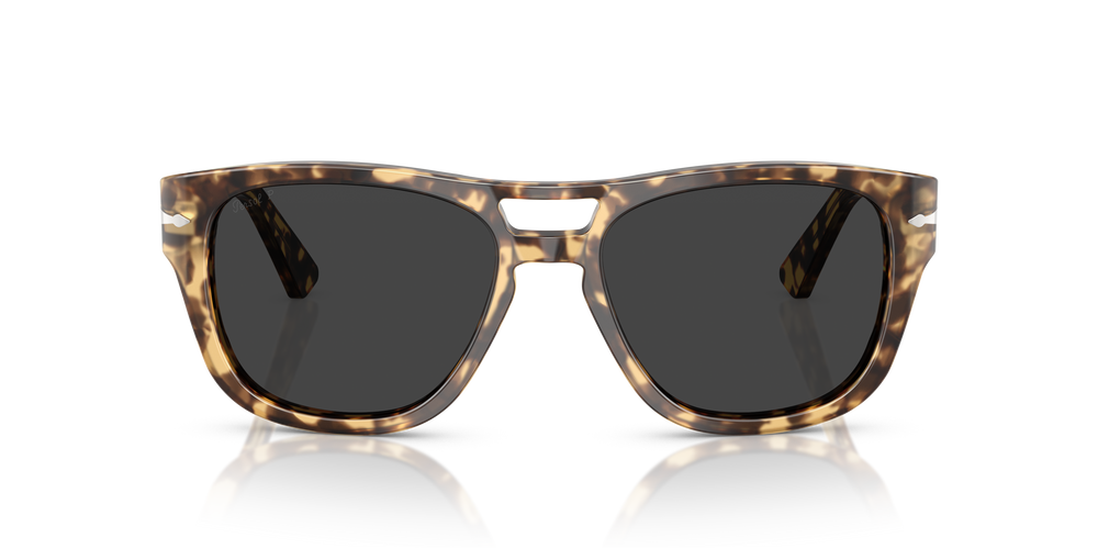 Persol PO3366S con Montatura Marrone Beige Tartarugato e Lenti Nero - Immagine 2