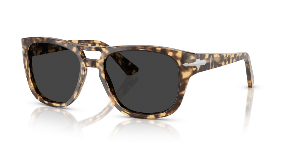 Persol PO3366S con Montatura Marrone Beige Tartarugato e Lenti Nero - Immagine 1