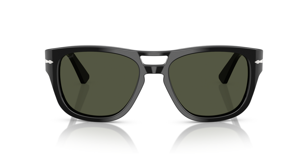 Persol PO3366S mit Schwarz Gestell und Grün Gläsern - Bild 2