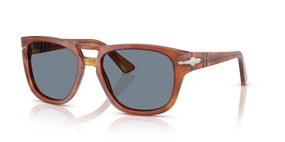 Persol PO3366S mit Terra Di Siena Gestell und Blau Gläsern - Bild 1