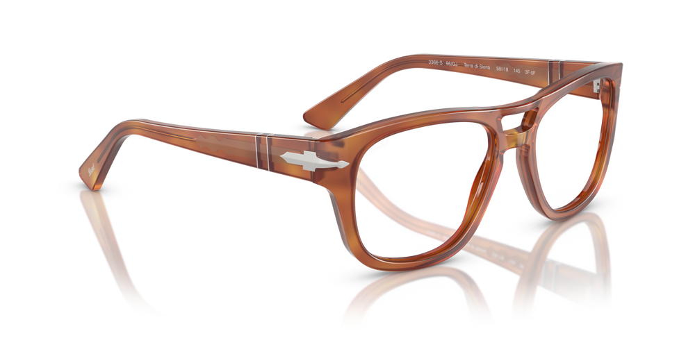 Persol PO3366S - Transitions® with Terra Di Siena Frame and Green Lenses - Image 3