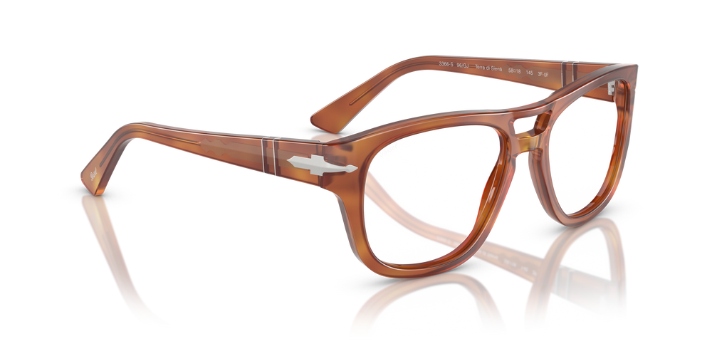 Persol PO3366S - Transitions® mit Terra Di Siena Gestell und Grün Gläsern - Bild 3