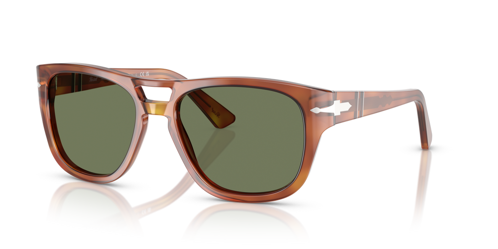 Persol PO3366S - Transitions® with Terra Di Siena Frame and Green Lenses - Image 7