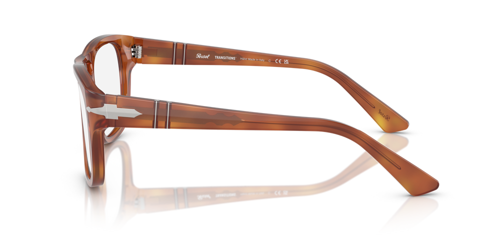Persol PO3366S - Transitions® with Terra Di Siena Frame and Green Lenses - Image 4