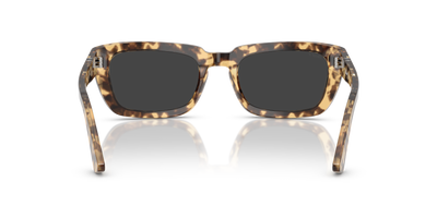 Persol PO3367S with Brown Beige Tortoise Frame and Black Lenses - Image 5
