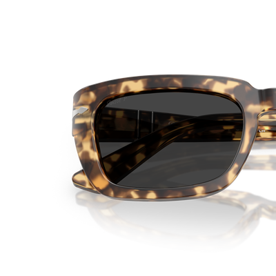 Persol PO3367S with Brown Beige Tortoise Frame and Black Lenses – Variant Image
