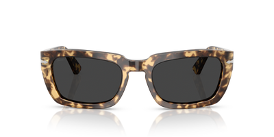 Persol PO3367S with Brown Beige Tortoise Frame and Black Lenses - Image 2