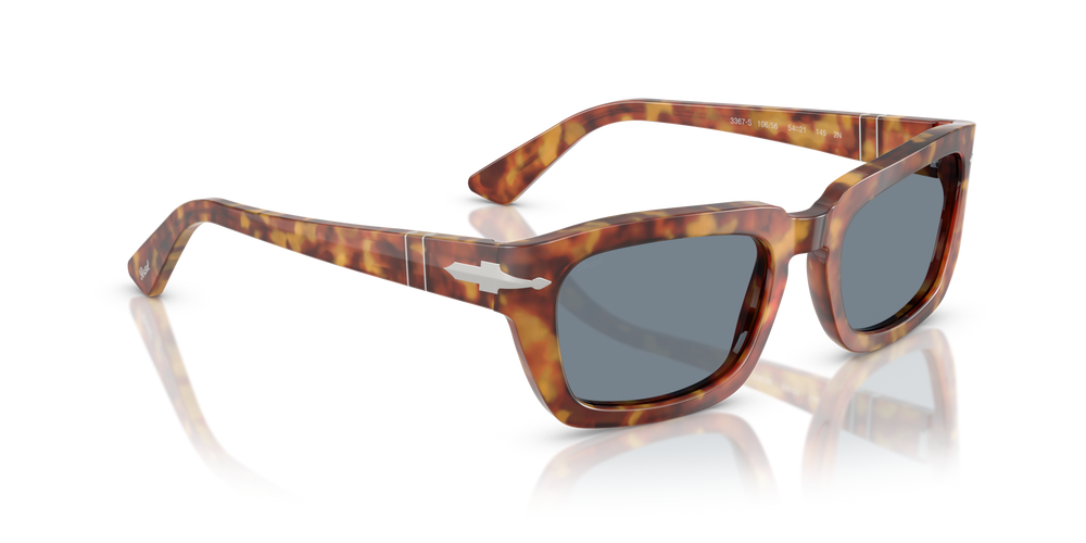 Persol PO3367S con Montura Carey Marrón y Lentes Azul - Imagen 3
