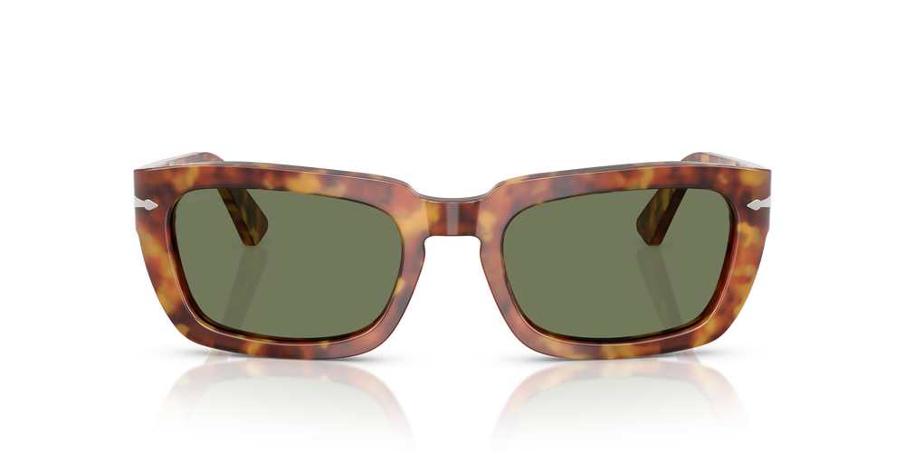 Persol PO3367S - Transitions® avec Monture Marron Écaille de tortue et Verres Vert - Image 8