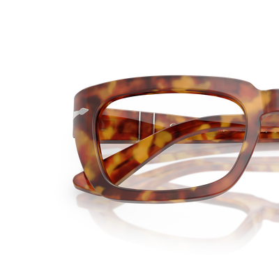 Persol PO3367S - Transitions® avec Monture Marron Écaille de tortue et Verres Vert – Image variante
