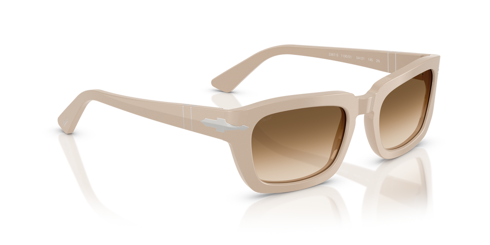 Persol PO3367S mit Solid Beige Gestell und Braun Gläsern - Bild 3