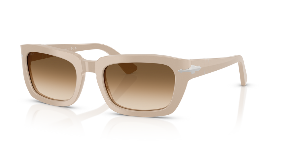 Persol PO3367S with Solid Beige Frame and Brown Lenses - Image 1