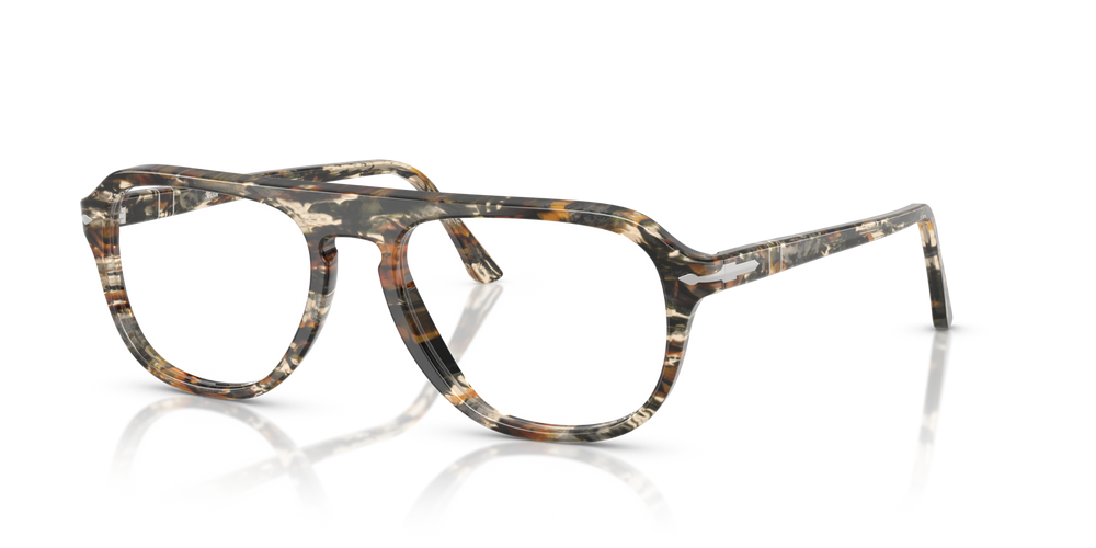 Persol PO3368V mit Gestell Amber Brown/Pirate Black - Bild 1
