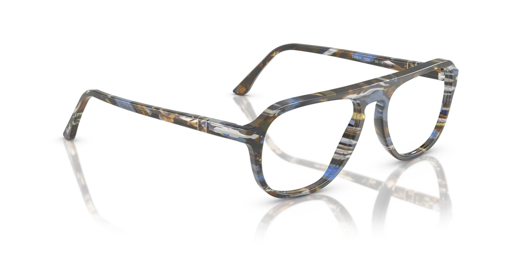 Persol PO3368V with Frost Grey/Nautical Blue Frame - Image 3