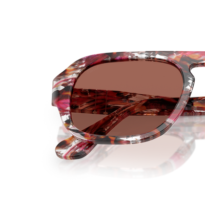Persol PO3369S with Cyclamen/Khaki Frame and Brown Lenses – Variant Image